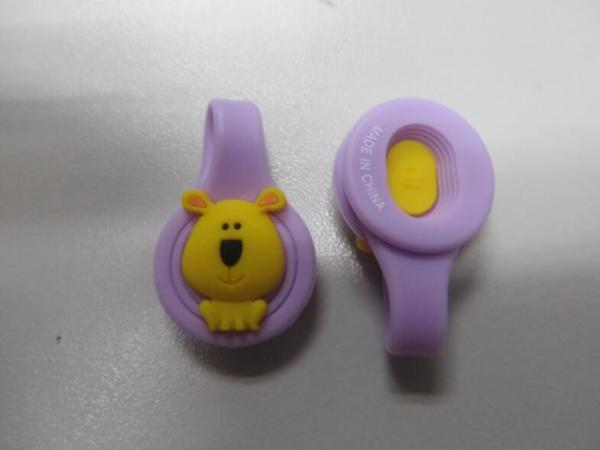 Mini Cute Dog Shape Charms Silicone Earphone Cable Holder Cable Winder Accept Logo Print