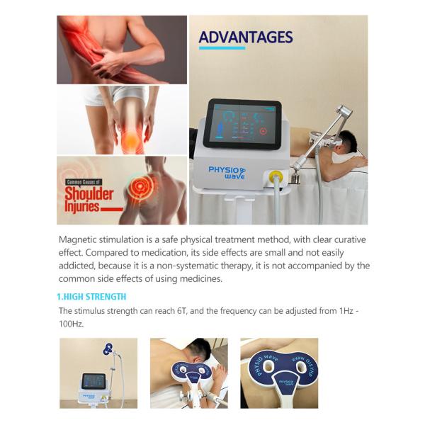 Machine de thérapie magnétique de bureau 1 Hz-100 Hz pour la réhabilitation du tendon d'Achille / ligament de la cheville