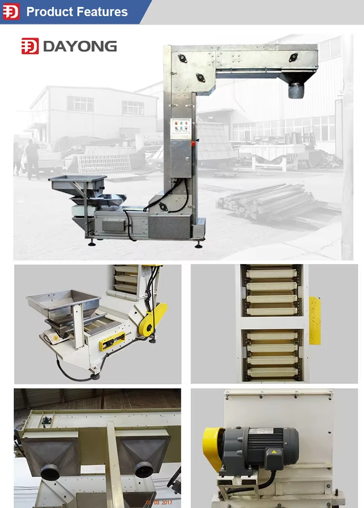 Automatic Granule Feeding Z Type Bucket Elevator Z Bucket Conveyor