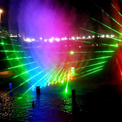 Colorful Dancing Water Musical Fountains Outdoor Signal Control