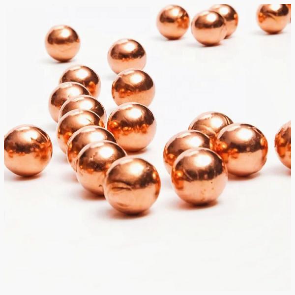 99,9% a bola redonda de bronze pura lustrou os rolamentos de esferas de cobre de 0.8mm para o interruptor