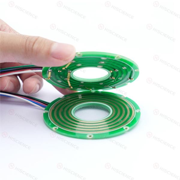 12 Circuits 10A Rotary Joint Slip Ring Pancake Stable Signal Transmission