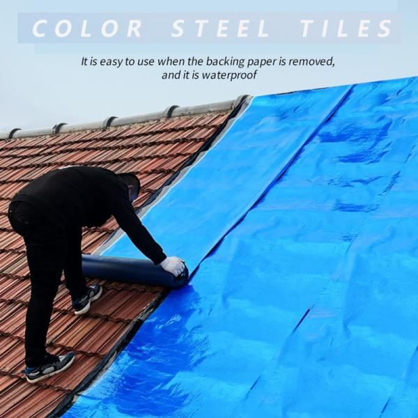 30m Waterproof Silver Color / Self Adhesive Membrane For Roofing Sealing
