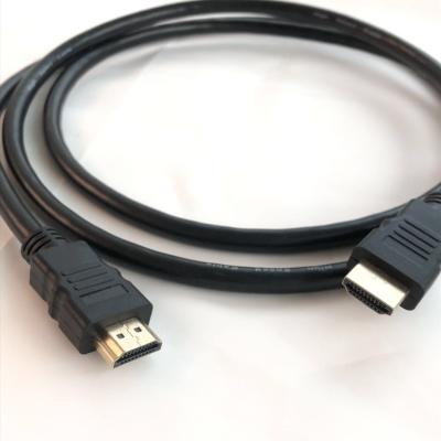 O OEM torceu os ethernet chapeados 2m dourados 3D 4K dos apoios do cabo 1.5m da HDTV