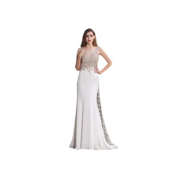 High End Wedding Bridesmaid Dresses Custom White Elegant  European Style