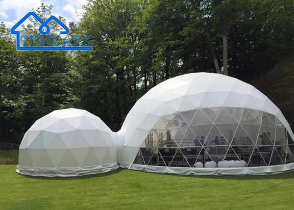 Event Dome Tent, Luxury Outdoor Geodesic Camping Tent,Commercial Dome Tent Glamping With Bathrooms