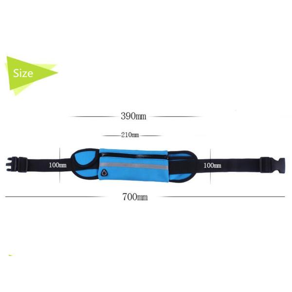 7 Colors Outdoor Sports Fanny Packs Noeprene Waist Bag Waterproof Fanny Pack