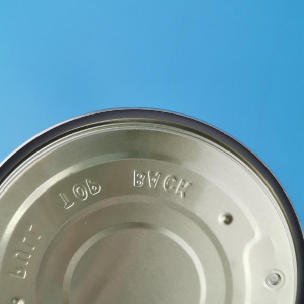 502 126.5mm Alum 16KG Dry Food Plastic Tin Can Lids