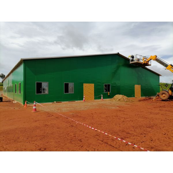 Windproof Modular Accommodation Building Welfare Units Fire Resistant