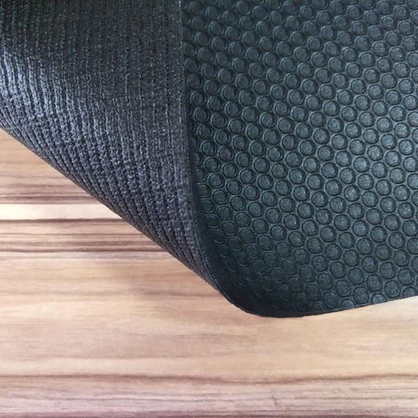 Сверхмощная черная резиновая толщина циновки 5мм йоги Мандука Пролите крена листа