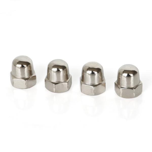 Nickel Plated Alloy Stainless Steel Nuts M8 Grade 4.8 Cap Type ASTM