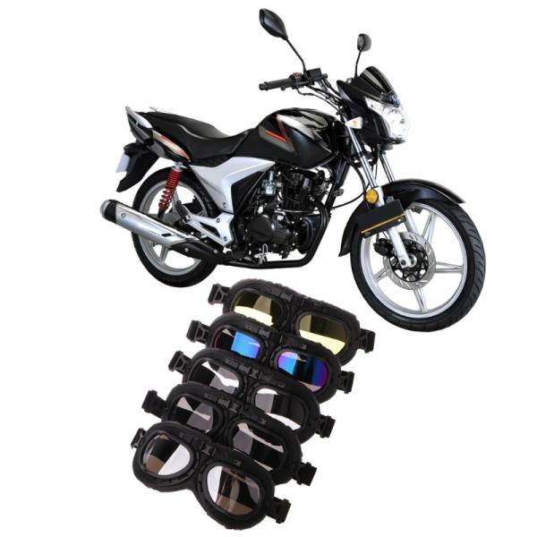 Motorcycle Helmet Soft Goggles Vintage Pilot Biker Glasses Protective Gear Gafas