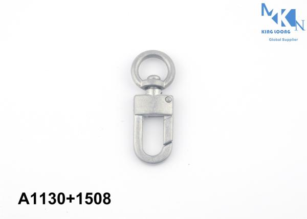 High Strength Swivel Bolt Snap Hook , Silver Metal Swivel Snap Hook