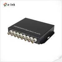 Transmisor y receptor de video HD de 8 canales sobre fibra óptica con codificación de video digital de 10 bits y sin comprimir
