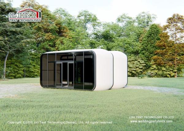 10m Glamping Backyard Office Capsule Box Tent For Recording Studio