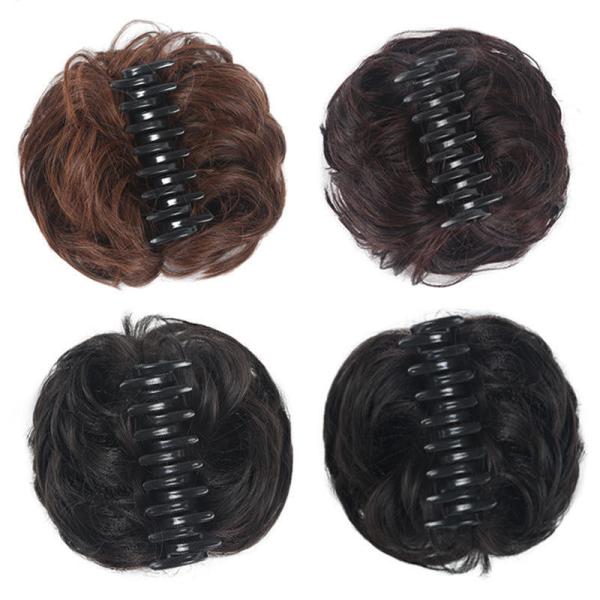 Acceptable OEM/ODM Synthetic Hair Donut Messy Bun For Hair Piece Extensions Chignon