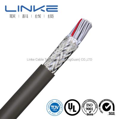 Flat Data Signal Video Audio Ribbon Cable UL2651 Shielded with TPU Insulation