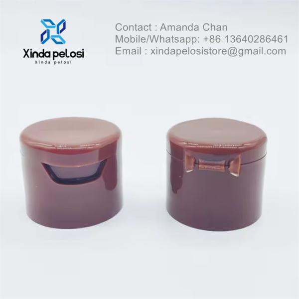 Fábrica por Venda em Grosso Bottle Cosmetic Custom Cap Flip Top Cap Bottle de plástico para venda
