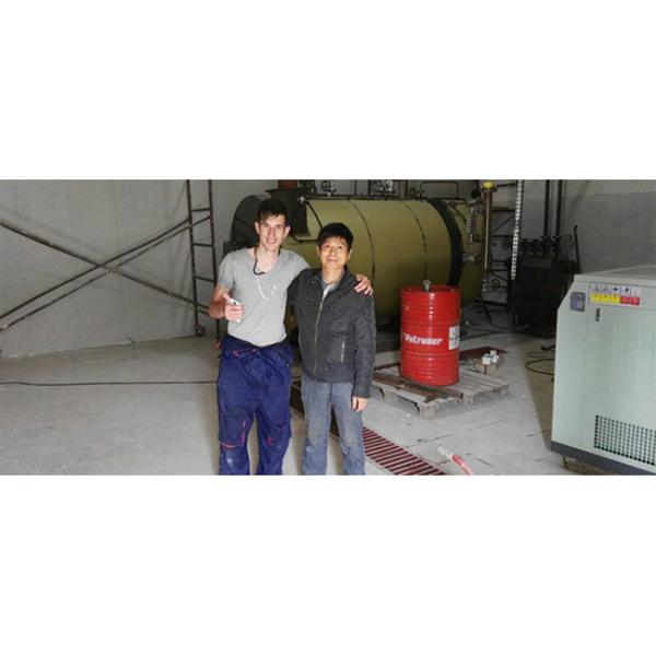 Small Capacity 500kg Oil Burner Boiler , Oil Steam Boiler Fire Tube Structure
