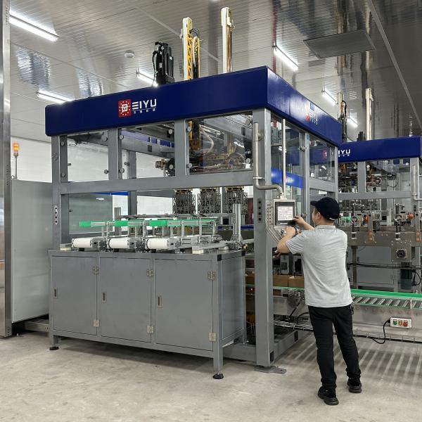 Tin Cans Gift Box Packer Machine Case Packing Equipment OEM