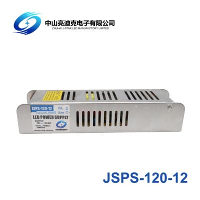 Fonte de alimentação de comutação de prata do diodo emissor de luz de 12V 10A 120W para a luz de tira conduzida