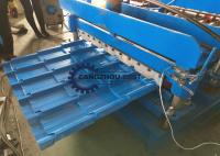 Petit pain vitré par métal de tuile de toit de zinc de matériau de construction formant le contrôle de PLC de machine