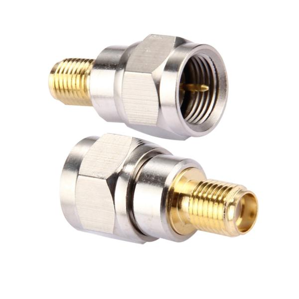 Медленный F-тип мужской разъем для женского Jack прямой RF коаксиальный адаптер с медом материала