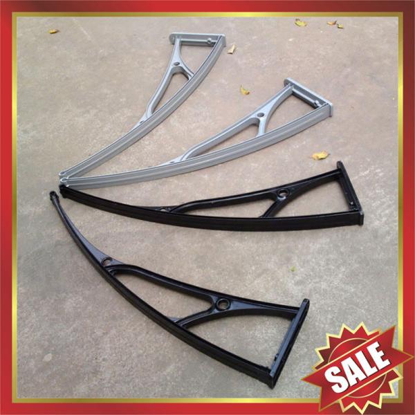 excellent diy polycarbonate awning canopy shelter with cast aluminum bracket arm support for sales
