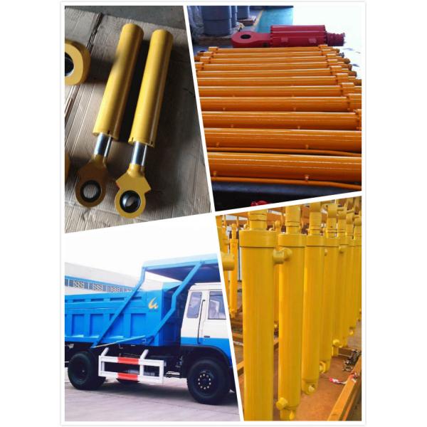 Stainless Steel Garbage Truck Hydraulic Cylinders Double Acting Standard