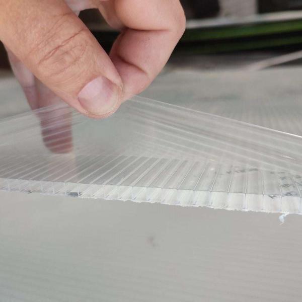 UV Protection Clear Corrugated Polycarbonate Roofing Sheets Protective Film Available In Different Thickness And Color