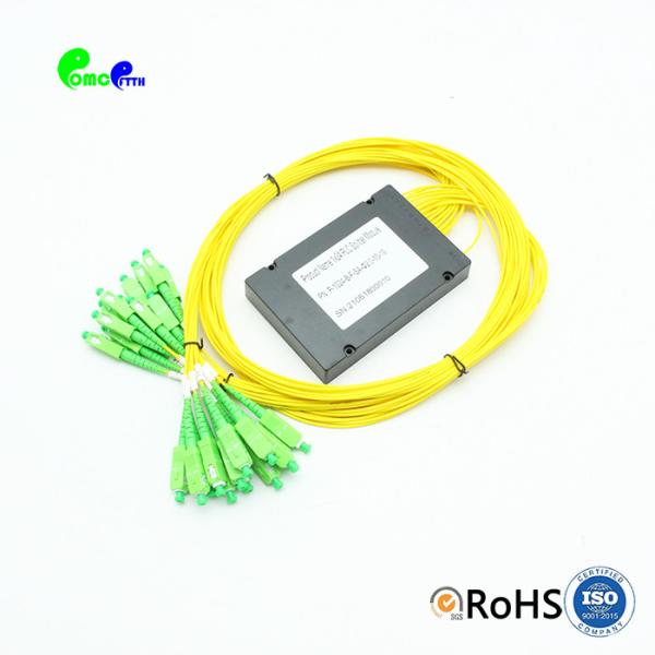 1x24 Fiber Optic Splitter ABS Cassette Module Type With Fanout 2.0mm SC APC