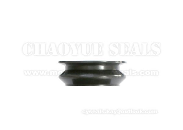 Black Nitrile NBR Rubber End Caps Oil Resistance Diameter 90mm Height 30mm