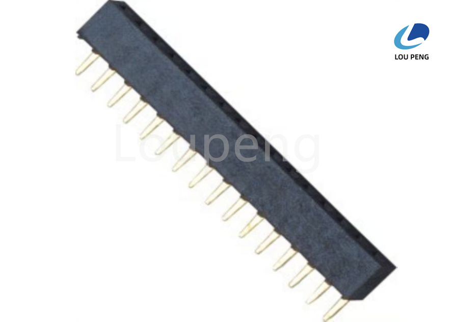 Polyester UL94V-0 Female PCB Header Connector Featuring High Durability and Compatibility with Various Electronic Modules