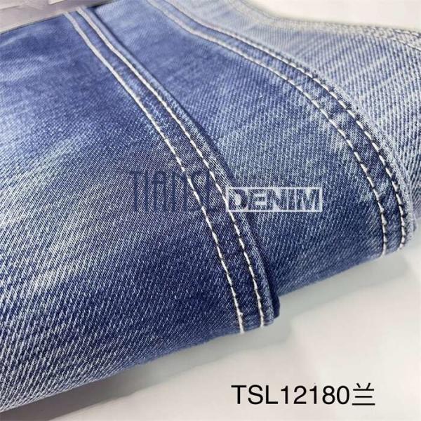Combed Yarn Stretch Denim Jersey Fabric Medium Weight 11.5 oz