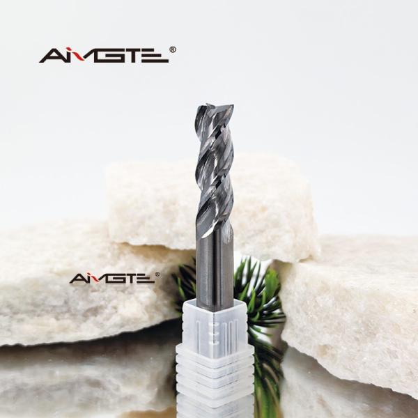 Customized Smooth Chip Evacuation Low Helix Flat End Mill for Aluminum