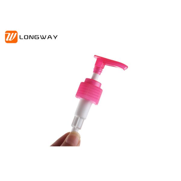 Red Lotion Dispenser Pump / Hand Cream Pump Dispenser 24/410  24/415 Size