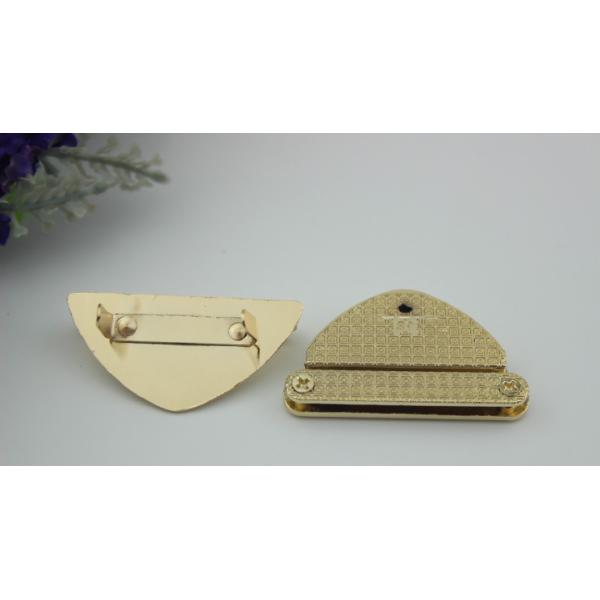 High quality fashion metal accessories zinc alloy 4 colors handbag lock hardware