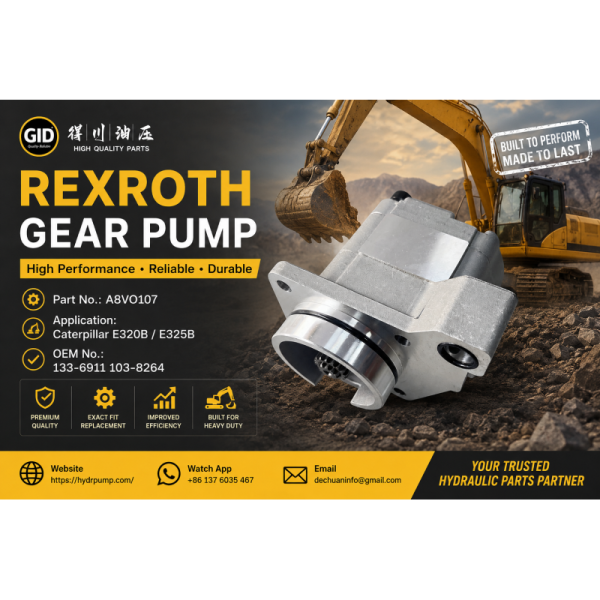 SBS120 Hydraulic Main Pump for E320D GC E320D E323D E321D Excavator - High-Strength Alloy Steel with 6 Months Warranty