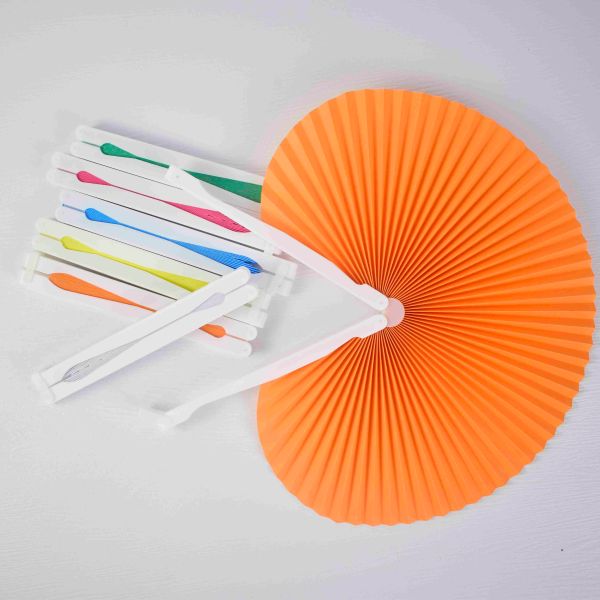Heart/Round Hand Fan Clappers Solid Color - Wedding Party Use Factory Price