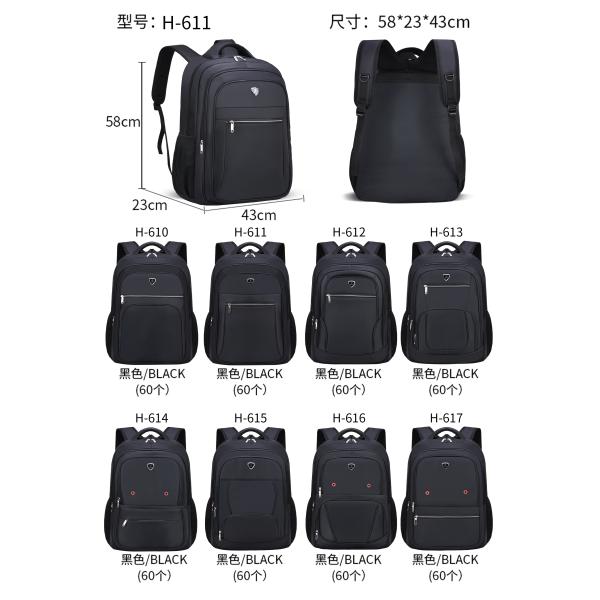 Multifunctional Business Notebook Rucksack Waterproof Film Men'S Casual Bag