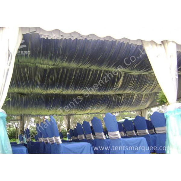 Transparent Glass Wall Outdoor Luxury Wedding Tents With Full Beautiful Decorations