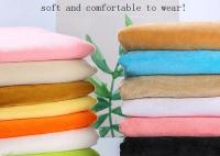 Le bébé vêtx le tissu Velboa doux superbe extensible de velours de Spandex