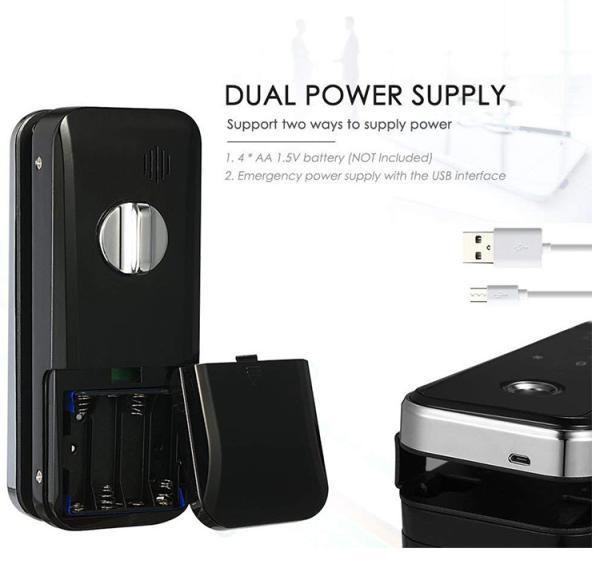 200mm Bluetooth Sliding Glass Door Lock Anti Corrosion Digital Entry Door Lock