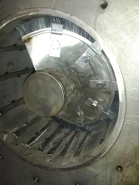 Stainless Steel / Carbon Steel Spiral Press Rotary Bar Screen For Material Dewatering