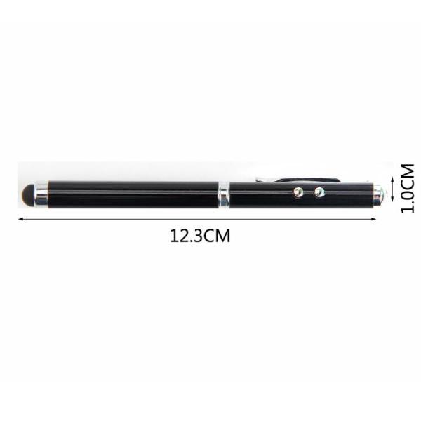 Promotional Gift LED light Touch stylus metal pen with logo printing