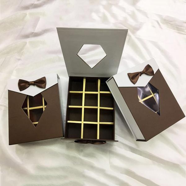 Chocolate Packaging Box Candy Snack Gift Pack Birthday 520 Valentine'S Day Bow Gift Box