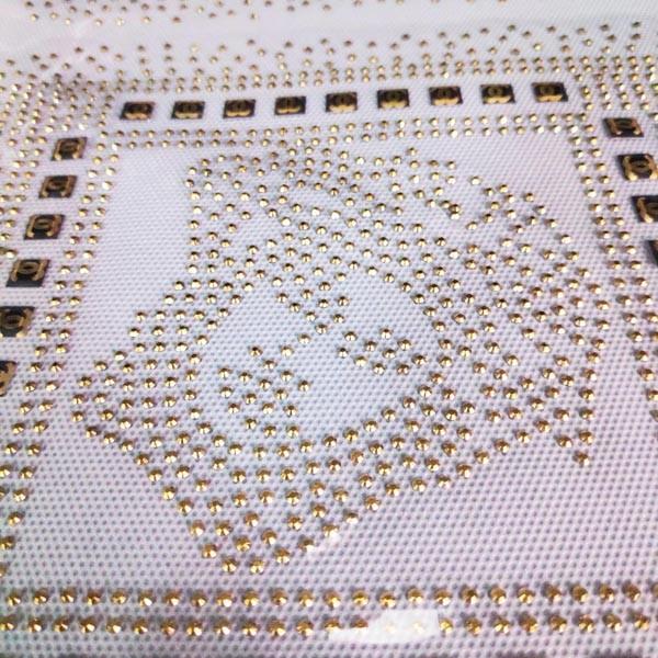 Beautiful Delicate Rhinestone Applique Patches Large Size Any Shape Available