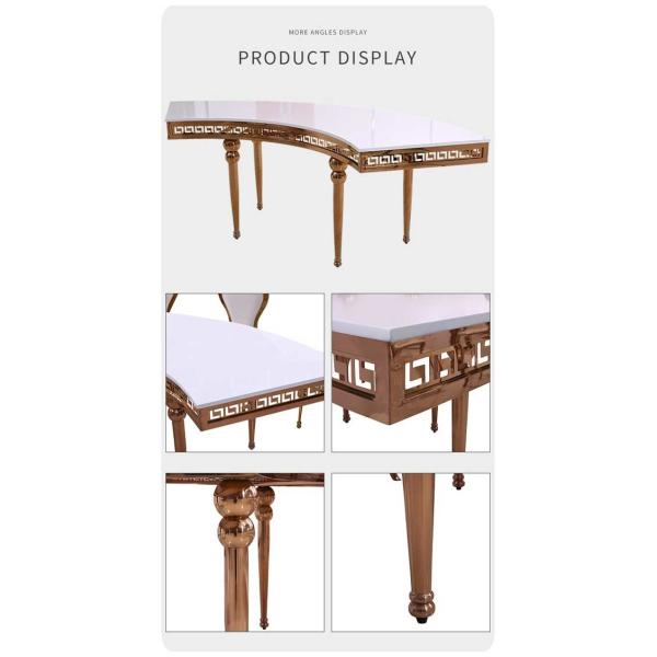 Нержавеющая сталь партии складной таблицы банкета круга гнездиться Hall круговая