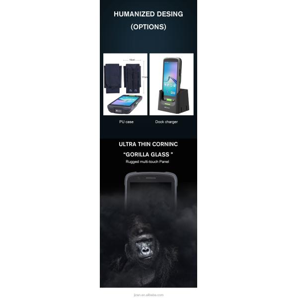 2.0GHz Octa-core Portable Rugged Android 9.0 4G Barcode Scanner PDA UHF IF HF NFC