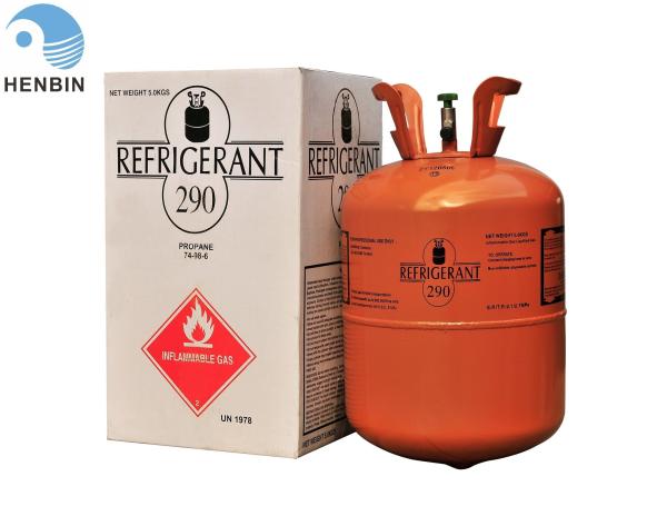 99.5 9.5kg Propane R290 Refrigerant Tank Colorless And Clear